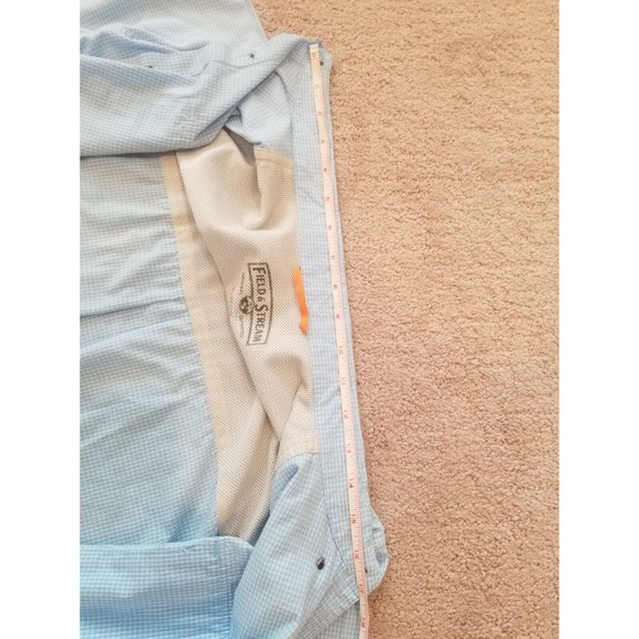 Field & Stream Blue Short Sleeve Outdoor Fishing Shirt Mens Large - Picture 12 of 12